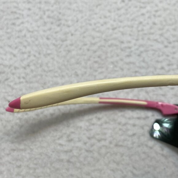 VINTAGE Bolle Microedge 10940 Sunglasses Pink / White Made In Italy - Picture 5 of 16